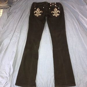 Miss Me 27x34 Black Jeans